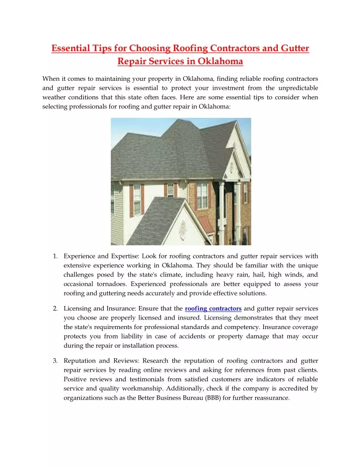 essential tips for choosing roofing contractors