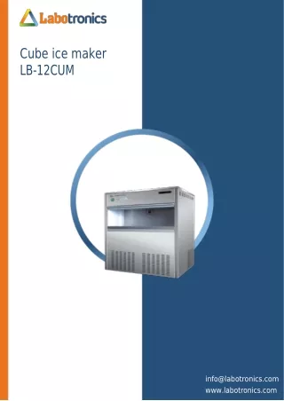 cube ice maker lb 12cum