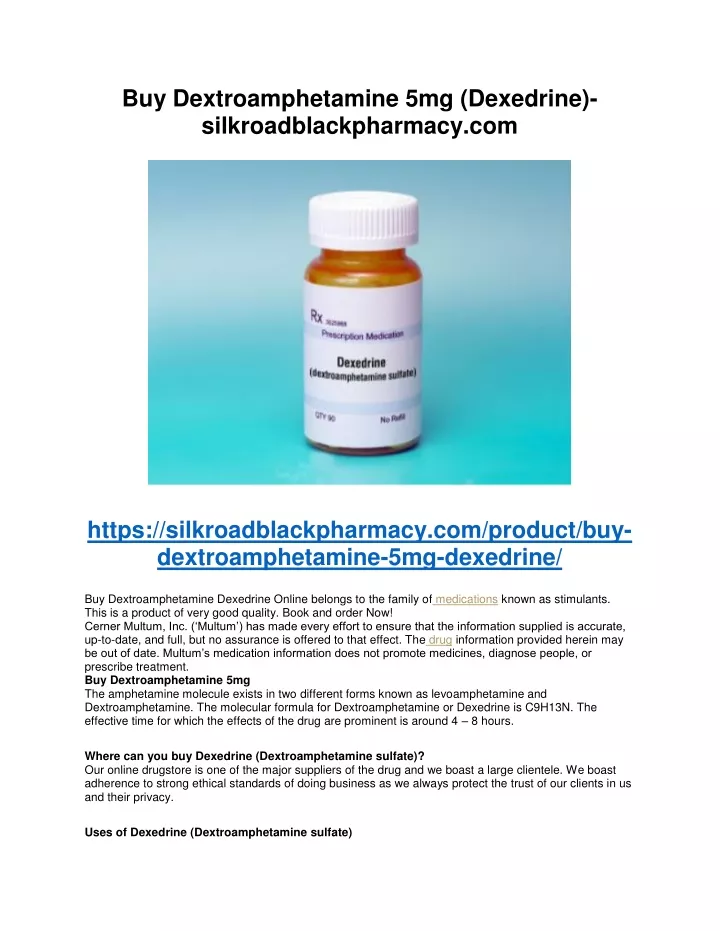 buy dextroamphetamine 5mg dexedrine