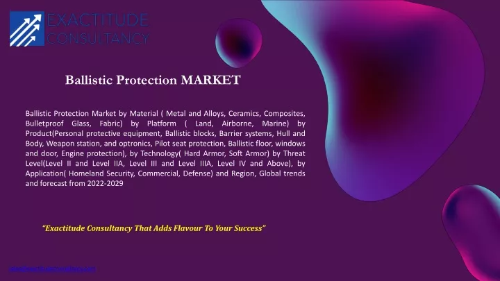 ballistic protection market