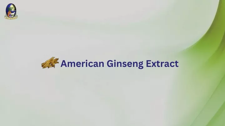 american ginseng extract
