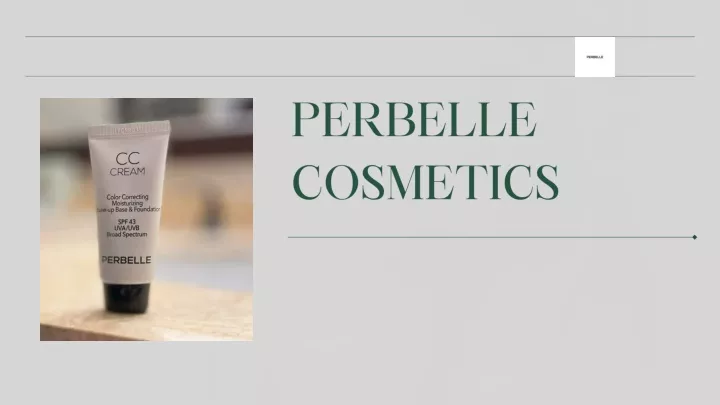 perbelle cosmetics