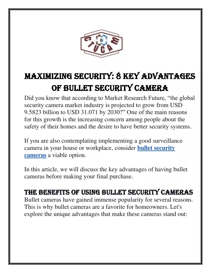 maximizing security 8 key advantages maximizing