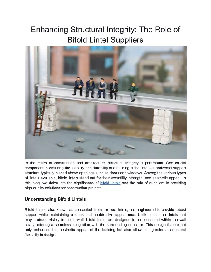 enhancing structural integrity the role of bifold
