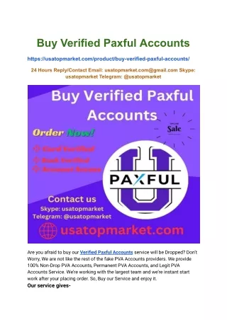 Buy Verified Paxful Accounts