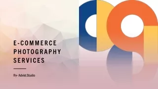 E-commerce photography