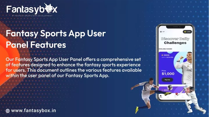 fantasy sports app user panel features