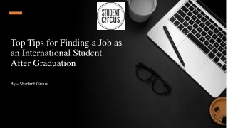 Top Tips for Finding a Job as an International Student After Graduation​