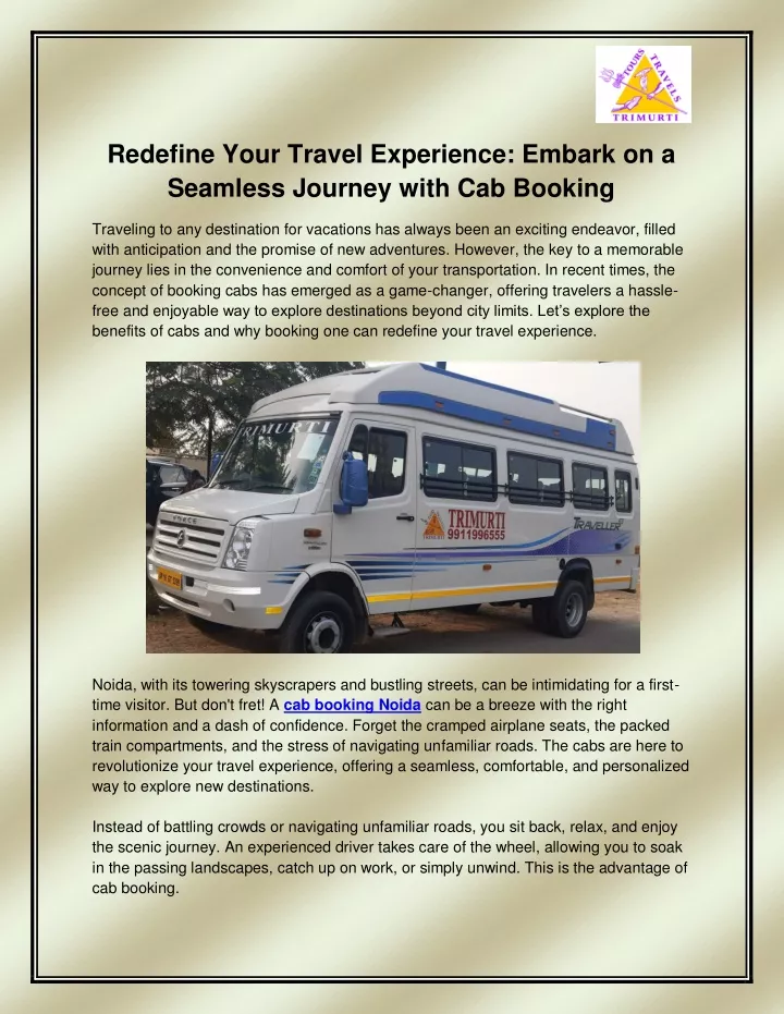 redefine your travel experience embark