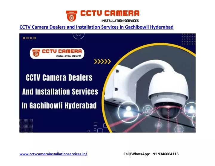 cctv camera dealers and installation services