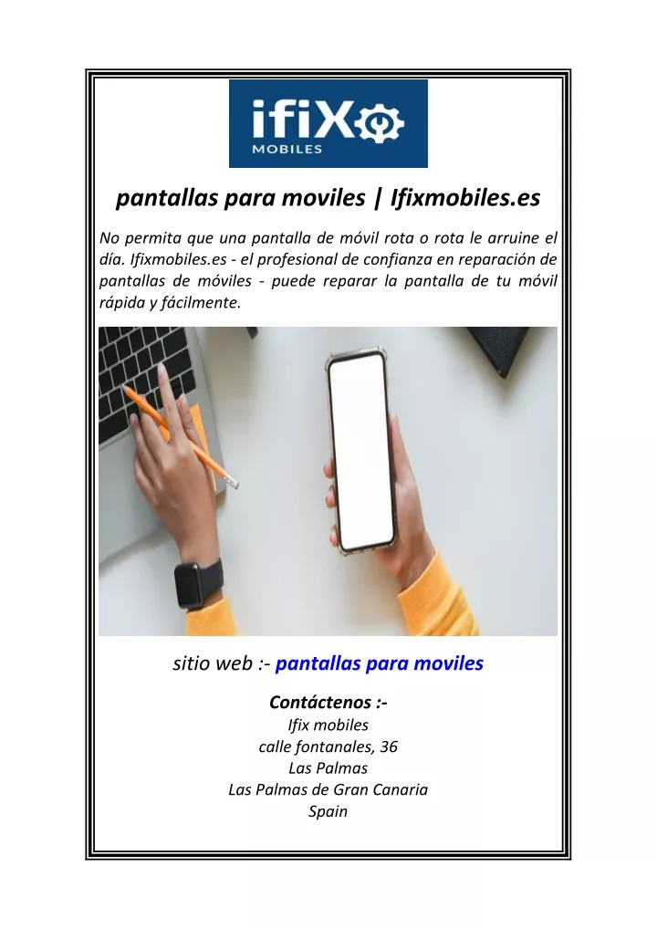 pantallas para moviles ifixmobiles es