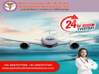 Pick Panchmukhi Air Ambulance in Patna with Experienced Medical Staff