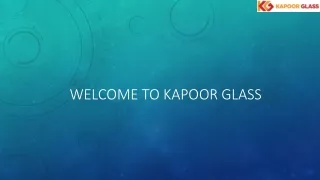 Closed Ampoule: Kapoor Glass