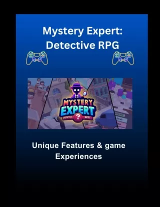 Mystery Expert: Detective RPG