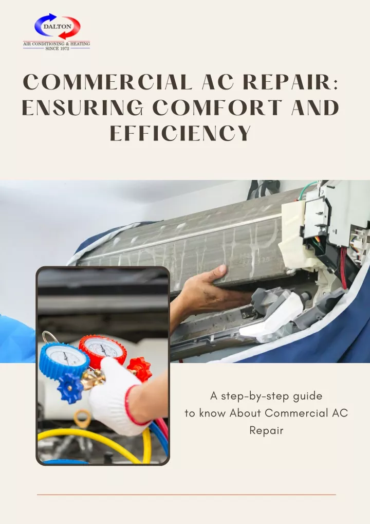 commercial ac repair ensuring comfort