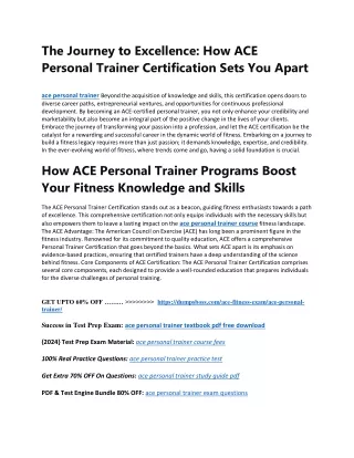 ace personal trainer pdf