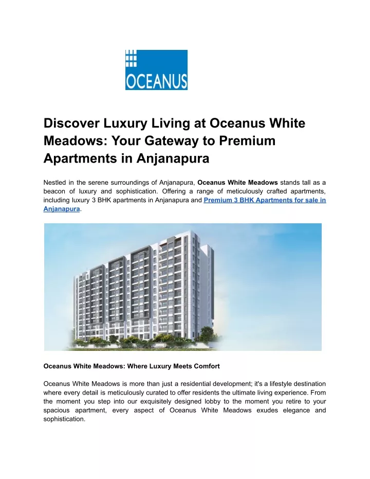 discover luxury living at oceanus white meadows