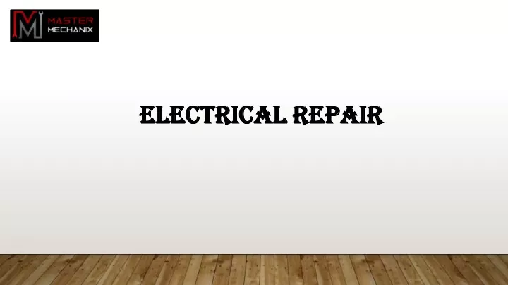 electrical repair electrical repair