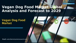 Vegan Dog Food Market Insights Featuring Top Companies