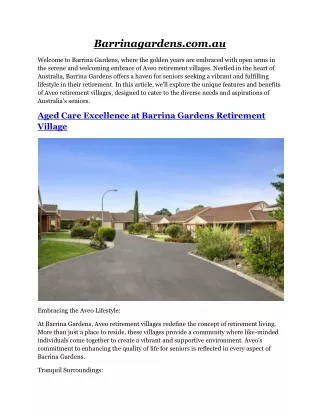barrinagardens com au