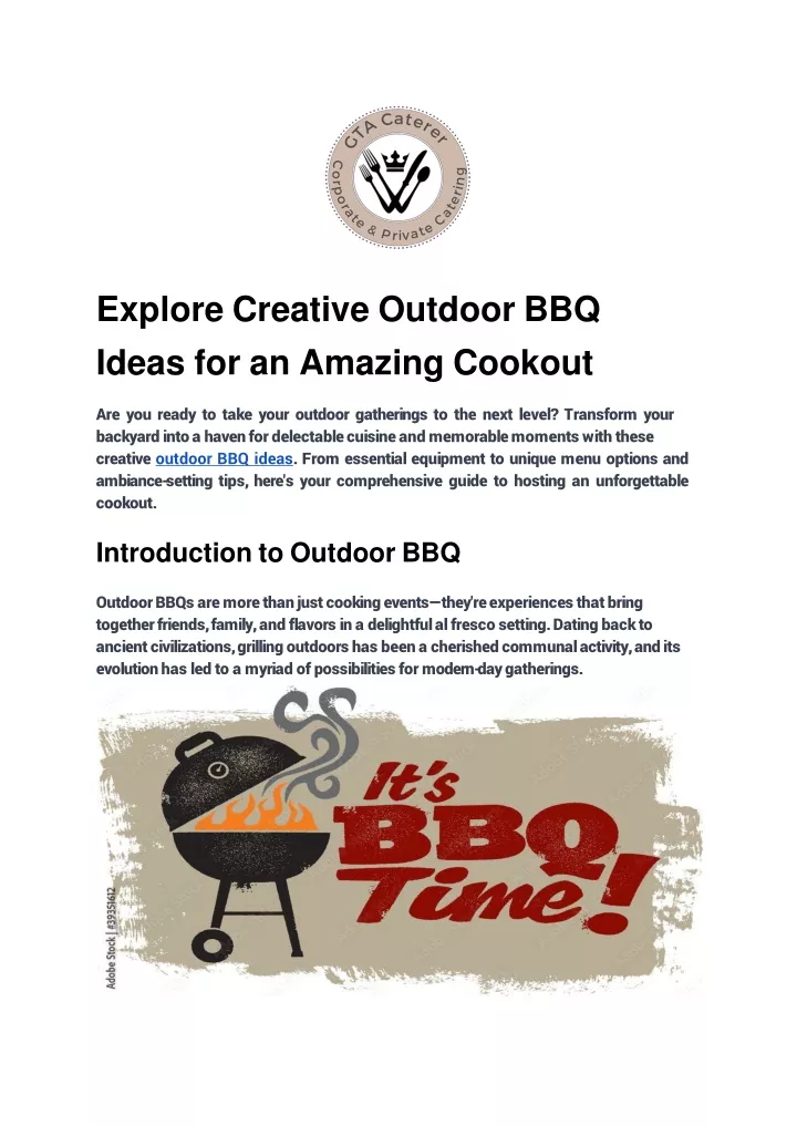 explore creative outdoor bbq ideas for an amazing cookout