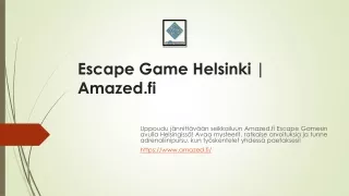 Helsingin pakohuone | Amazed.fi