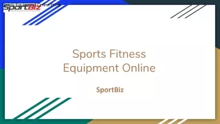 Sports Fitness Equipment Online-SportBiz