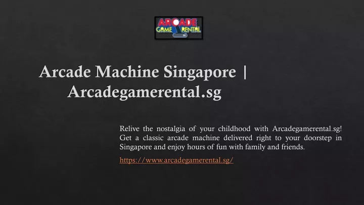 arcade machine singapore arcadegamerental sg