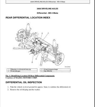 2006 Mazda Miata Mx5 Service Repair Manual