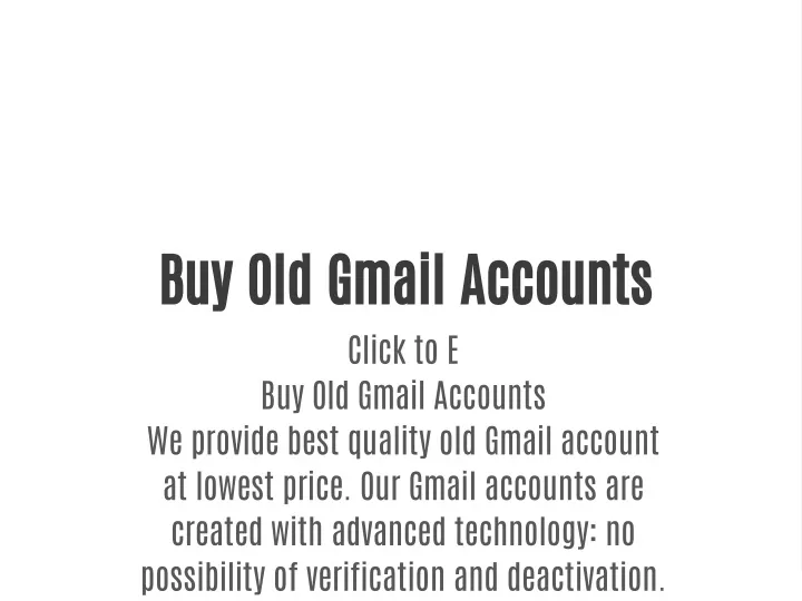 buy old gmail accounts click to e buy old gmail