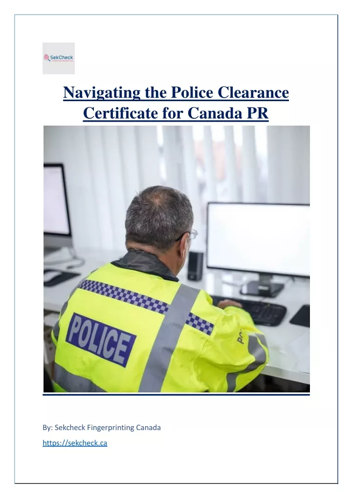 navigating the police clearance certificate