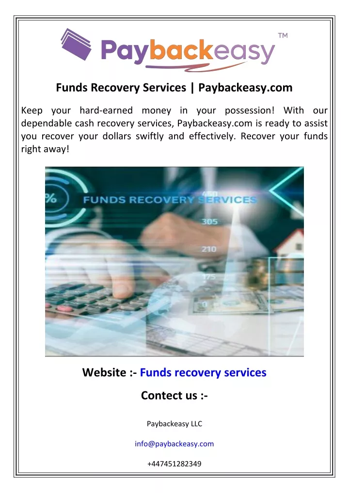 funds recovery services paybackeasy com