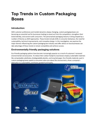 Top Trends in Custom Packaging Boxes (2)