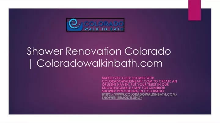 shower renovation colorado coloradowalkinbath com