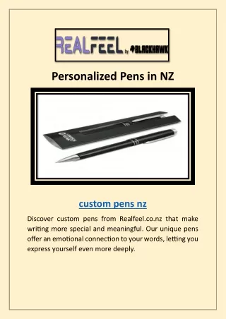 Personalized Pens in NZ