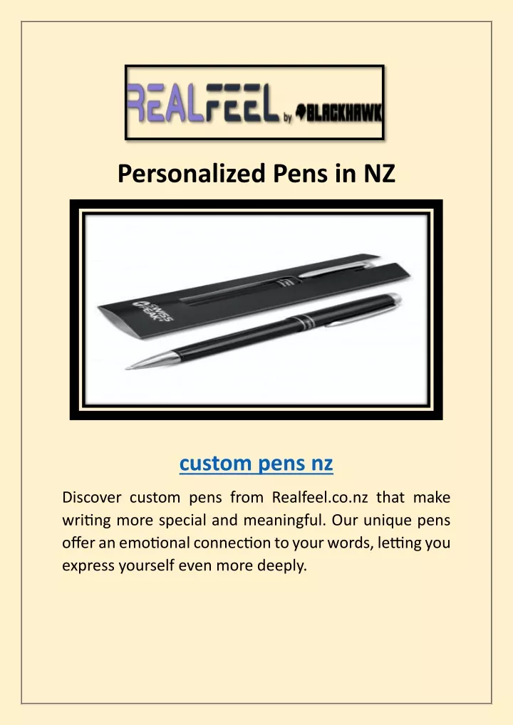 personalized pens in nz
