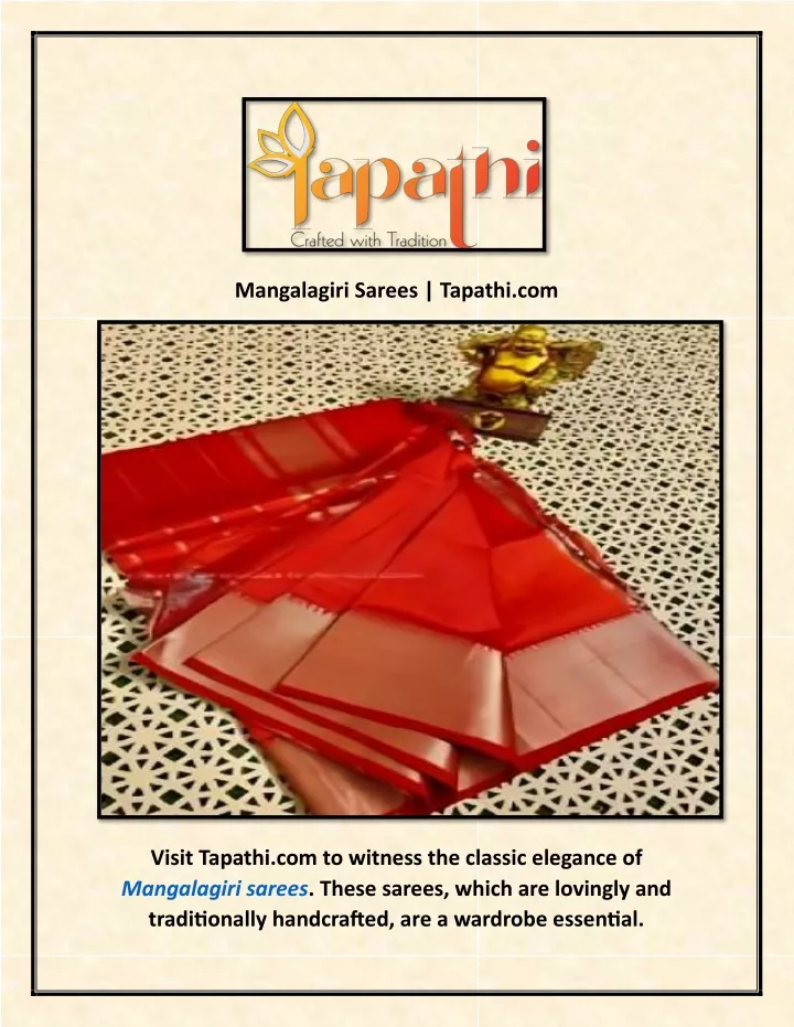 mangalagiri sarees tapathi com