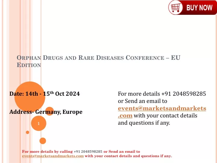 orphan drugs and rare diseases conference eu edition
