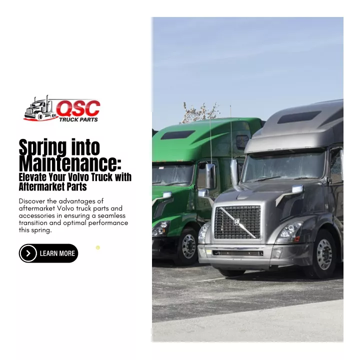 spring into maintenance elevate your volvo truck