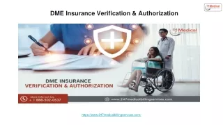 dme insurance verification authorization