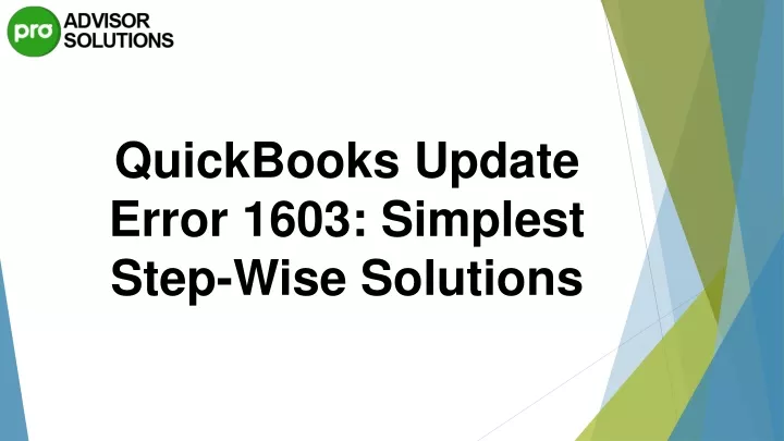 quickbooks update error 1603 simplest step wise