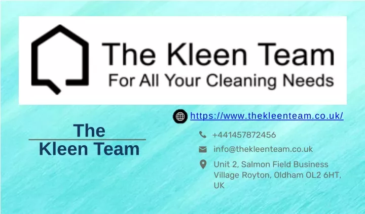 https www thekleenteam co uk