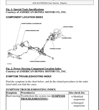 2007 Honda Ridgeline Service Repair Manual