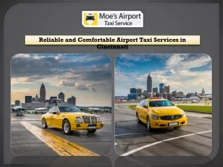 Reliable and Comfortable Airport Taxi Services in Cincinnati