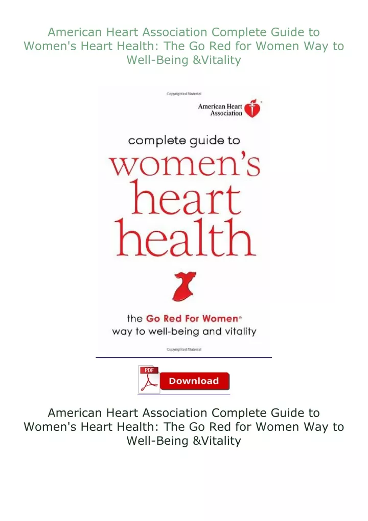 american heart association complete guide