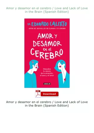 read ❤️ebook (✔️pdf✔️) Amor y desamor en el cerebro / Love and Lack of Love in the Brain (Spanish Edition)