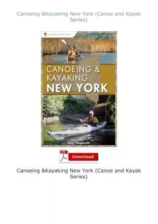 ❤️get (⚡️pdf⚡️) download Canoeing & Kayaking New York (Canoe and Kayak Series)