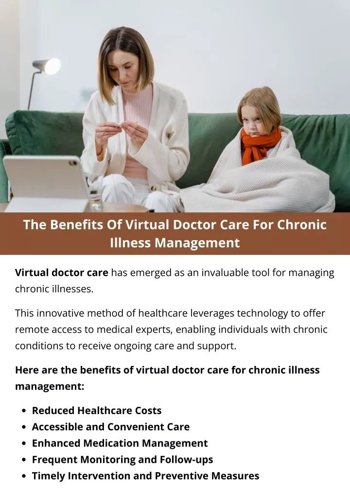 the benefits of virtual doctor care for chronic