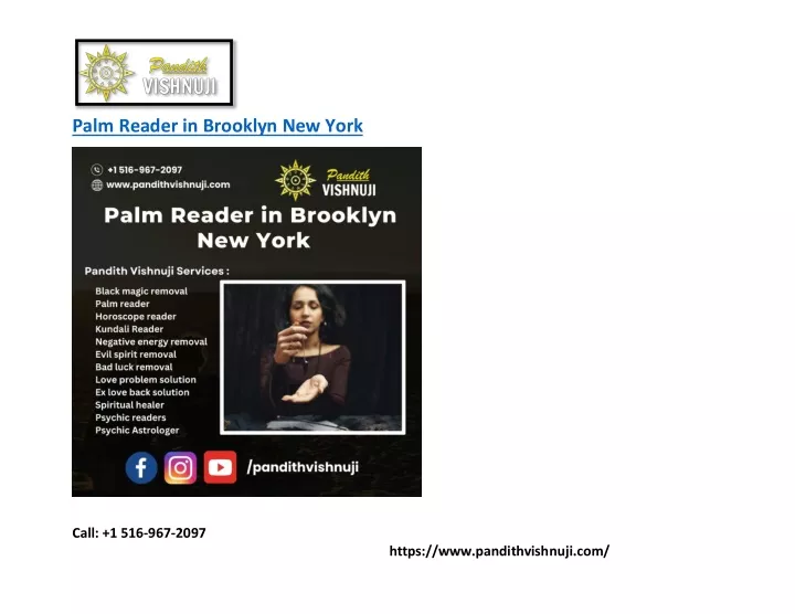 palm reader in brooklyn new york