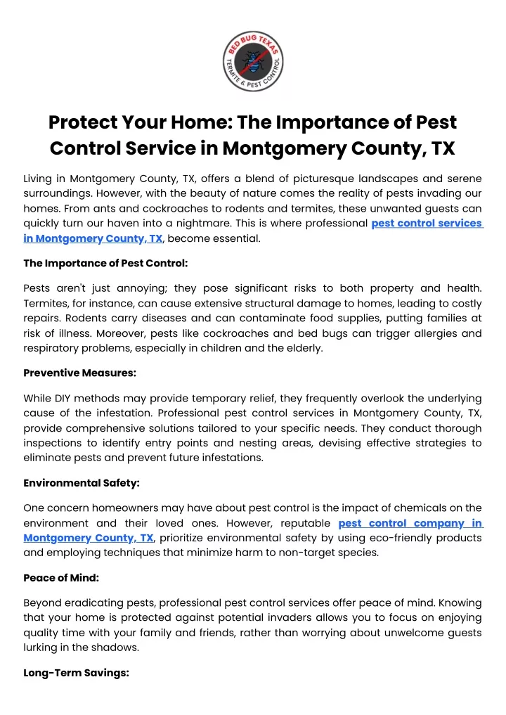 protect your home the importance of pest control